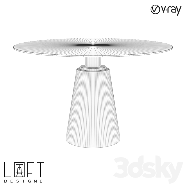 Table LoftDesigne 60856 model 3DS Max Model - thumbnail 2