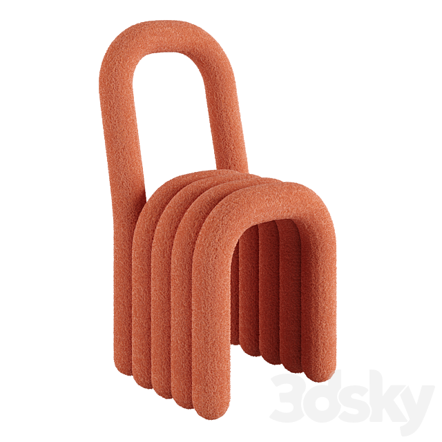 Creative Cashmere Chair 3DS Max Model - thumbnail 5