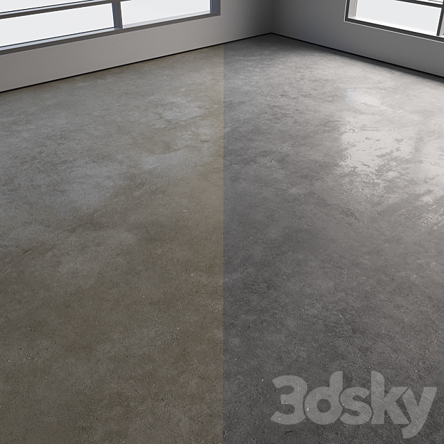 Self-leveling concrete floor No. 32 3DS Max Model - thumbnail 4