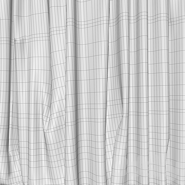 foil curtains 3DS Max Model - thumbnail 7