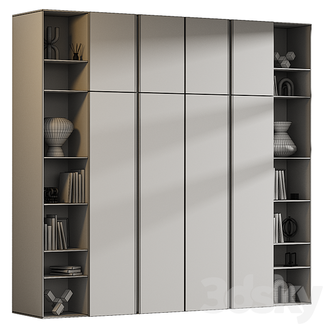 Wardrobe 010 3DS Max Model - thumbnail 3