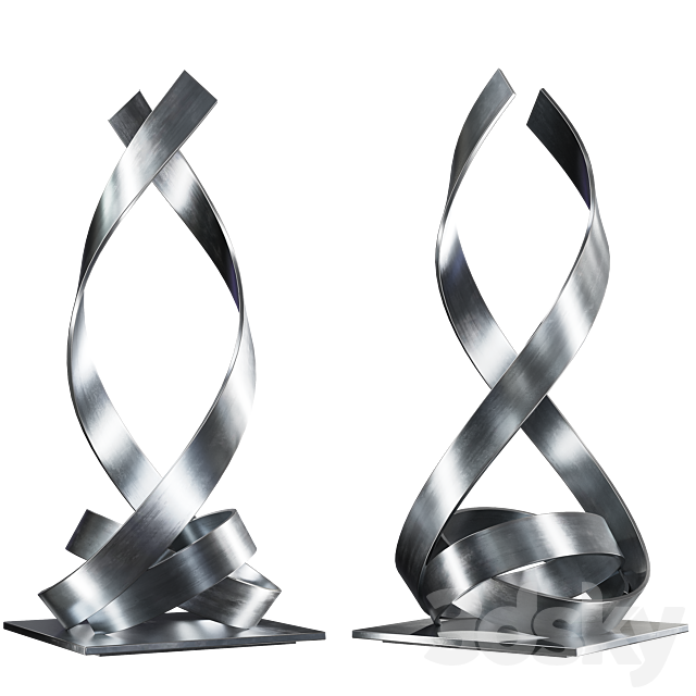 Sculpture Damon Hyldreth Knot 03 3DS Max Model - thumbnail 2