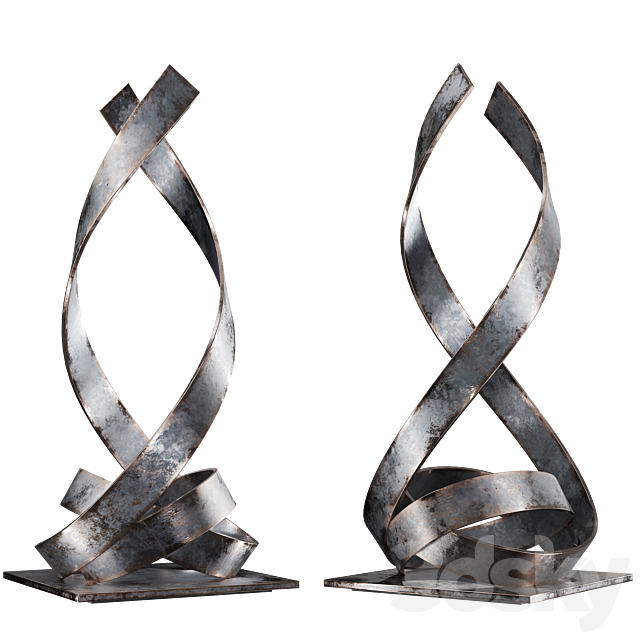 Sculpture Damon Hyldreth Knot 03 3DS Max Model - thumbnail 3