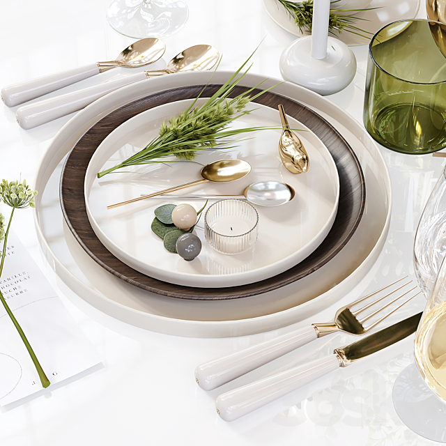 Table Setting 12 3DSMax File - thumbnail 4