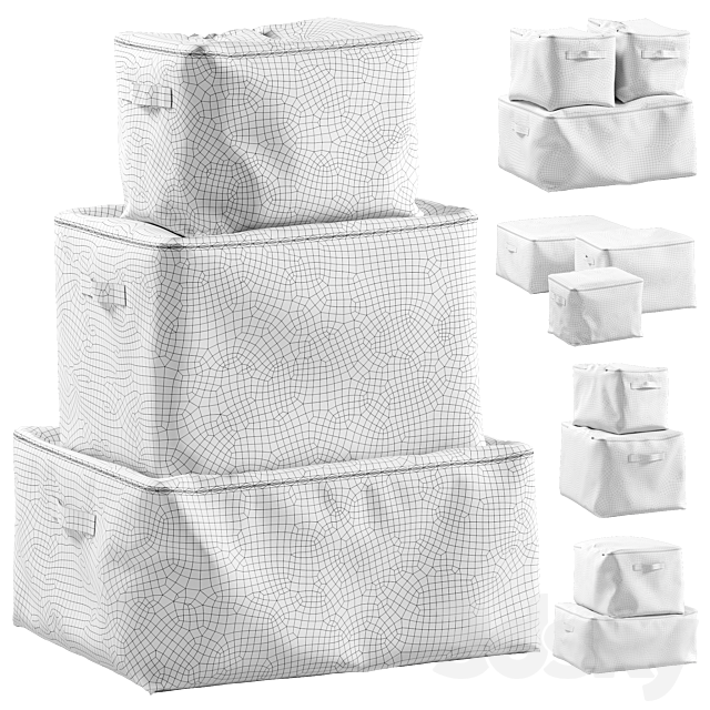 Decorative set 101 Storage system 3DS Max Model - thumbnail 6