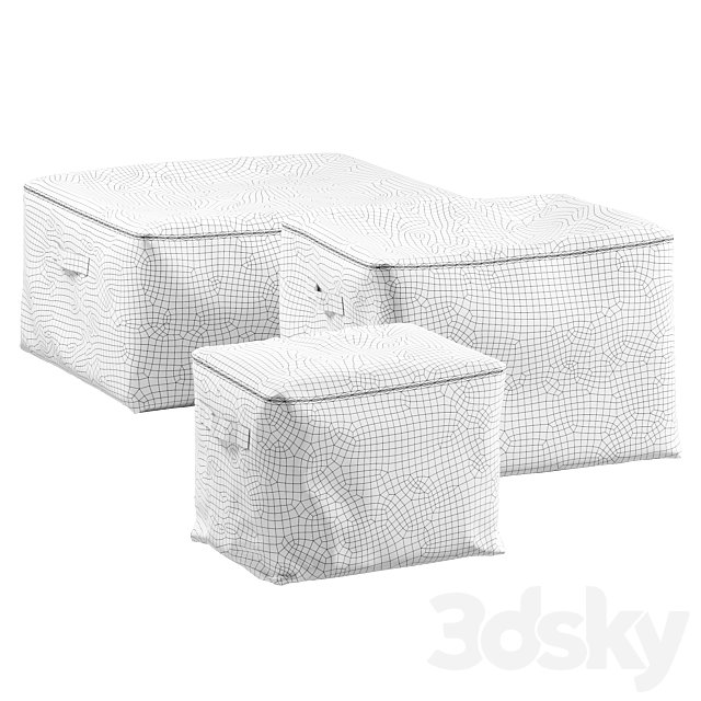 Decorative set 101 Storage system 3DS Max Model - thumbnail 7
