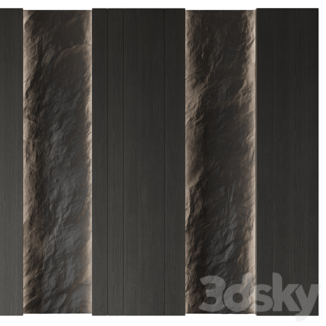 Wall panel No. 22 3DS Max Model - thumbnail 6