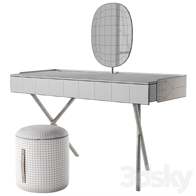 Dressing table Cantori Luis 3DS Max Model - thumbnail 5
