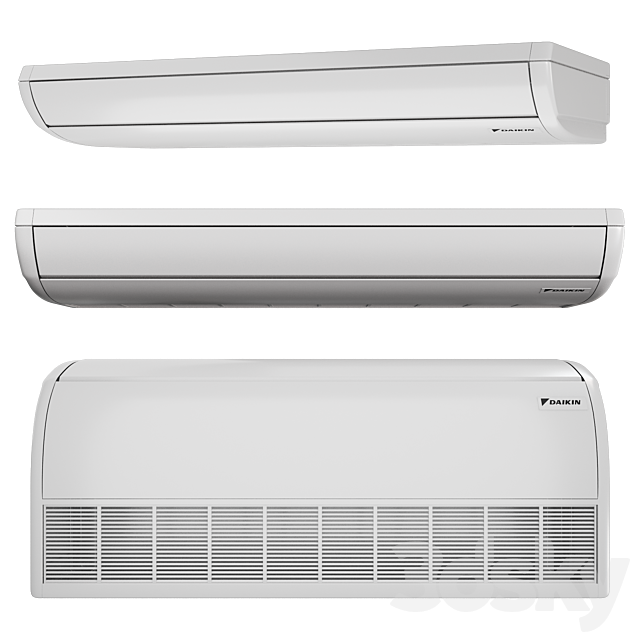 Air conditioner Daikin-FHA140A 3DS Max Model - thumbnail 2