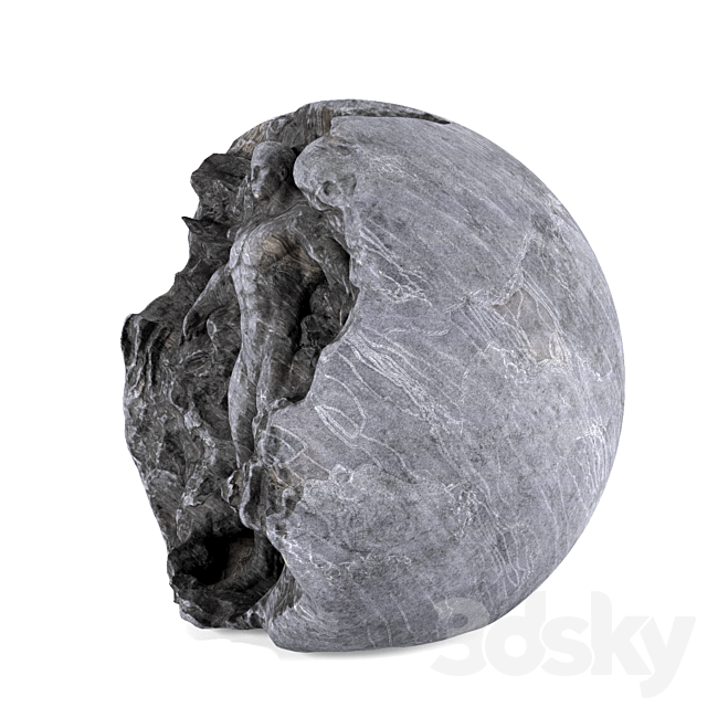 Stone 3DS Max Model - thumbnail 2