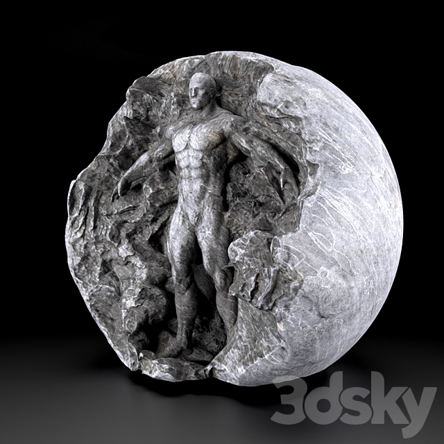 Stone 3DS Max Model - thumbnail 4