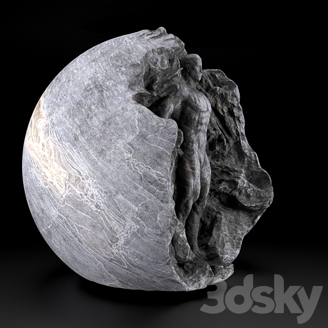 Stone 3DS Max Model - thumbnail 5