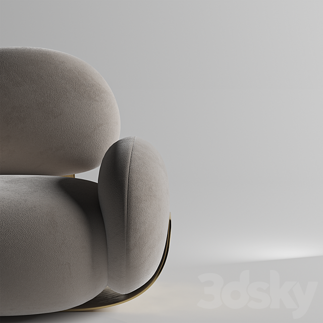 Karlotta Chair by Karim Rashid 3DS Max Model - thumbnail 5