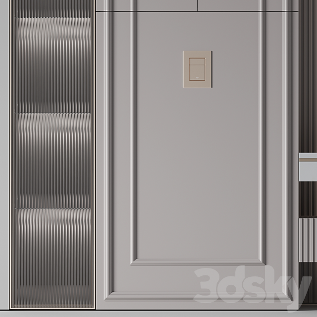 Bathroom furniture No. 30 3DS Max Model - thumbnail 4
