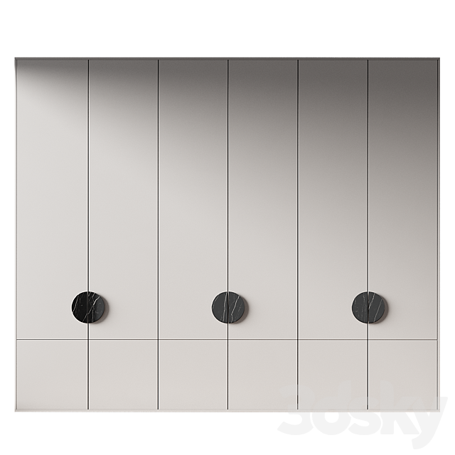 wardrobe 142 3DS Max Model - thumbnail 2