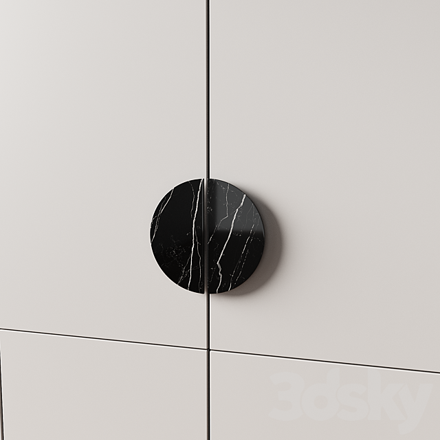 wardrobe 142 3DS Max Model - thumbnail 4