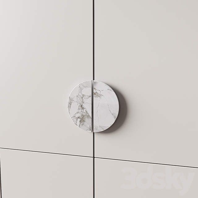 wardrobe 142 3DS Max Model - thumbnail 5