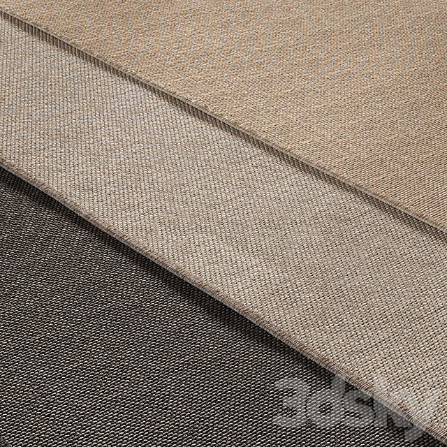 Lint-free carpet Wool Line 3DS Max Model - thumbnail 2