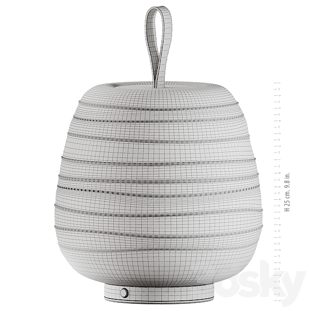 MISKO CAMP Table lamp from B.lux 3DS Max Model - thumbnail 2