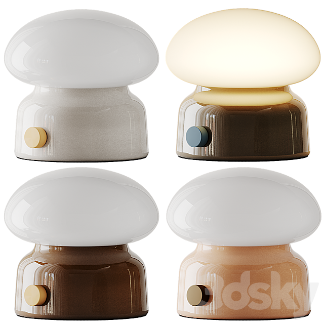 The Teig Table Lamp from Schoolhouse 3DS Max Model - thumbnail 3