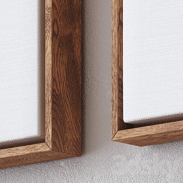 Set of large wall paintings 2996 3DS Max Model - thumbnail 6