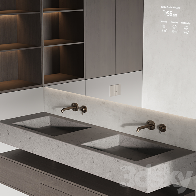 Bathroom furniture No. 32 3DS Max Model - thumbnail 5