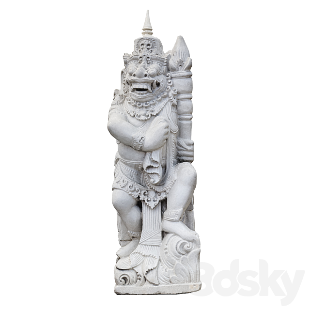Bali scans. Raksasa. 3DS Max Model - thumbnail 2