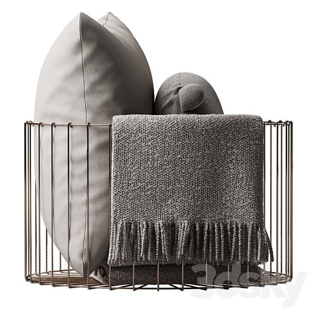 Children’s basket 3DS Max Model - thumbnail 3