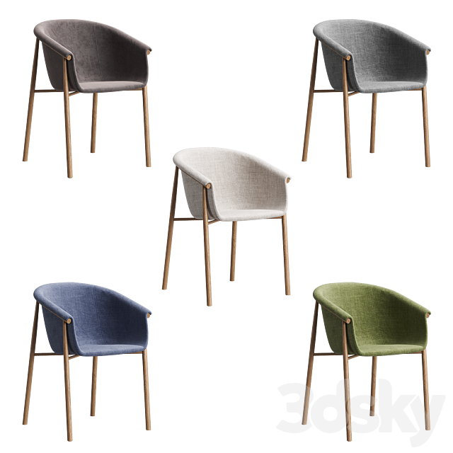 Nixon chair Divan.ru 3DS Max Model - thumbnail 2