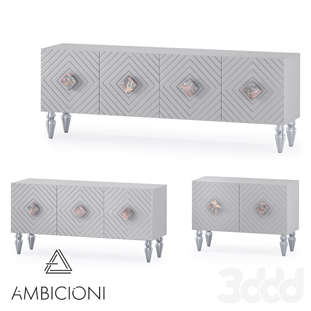 Комод Ambicioni Lanotti 7 - Тумбы, комоды - 3D Модель