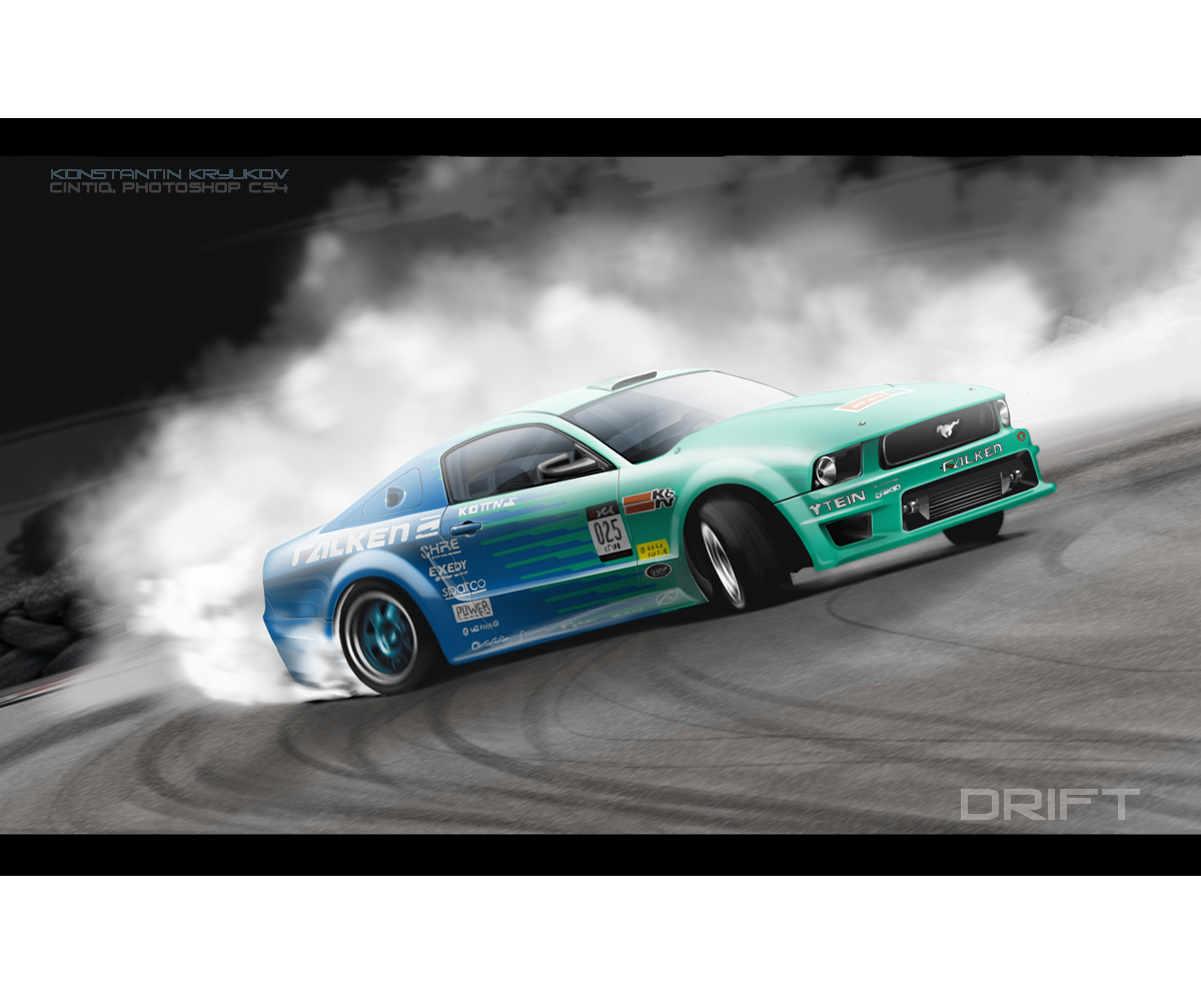 Ford drift - Работа из галереи 3D Моделей