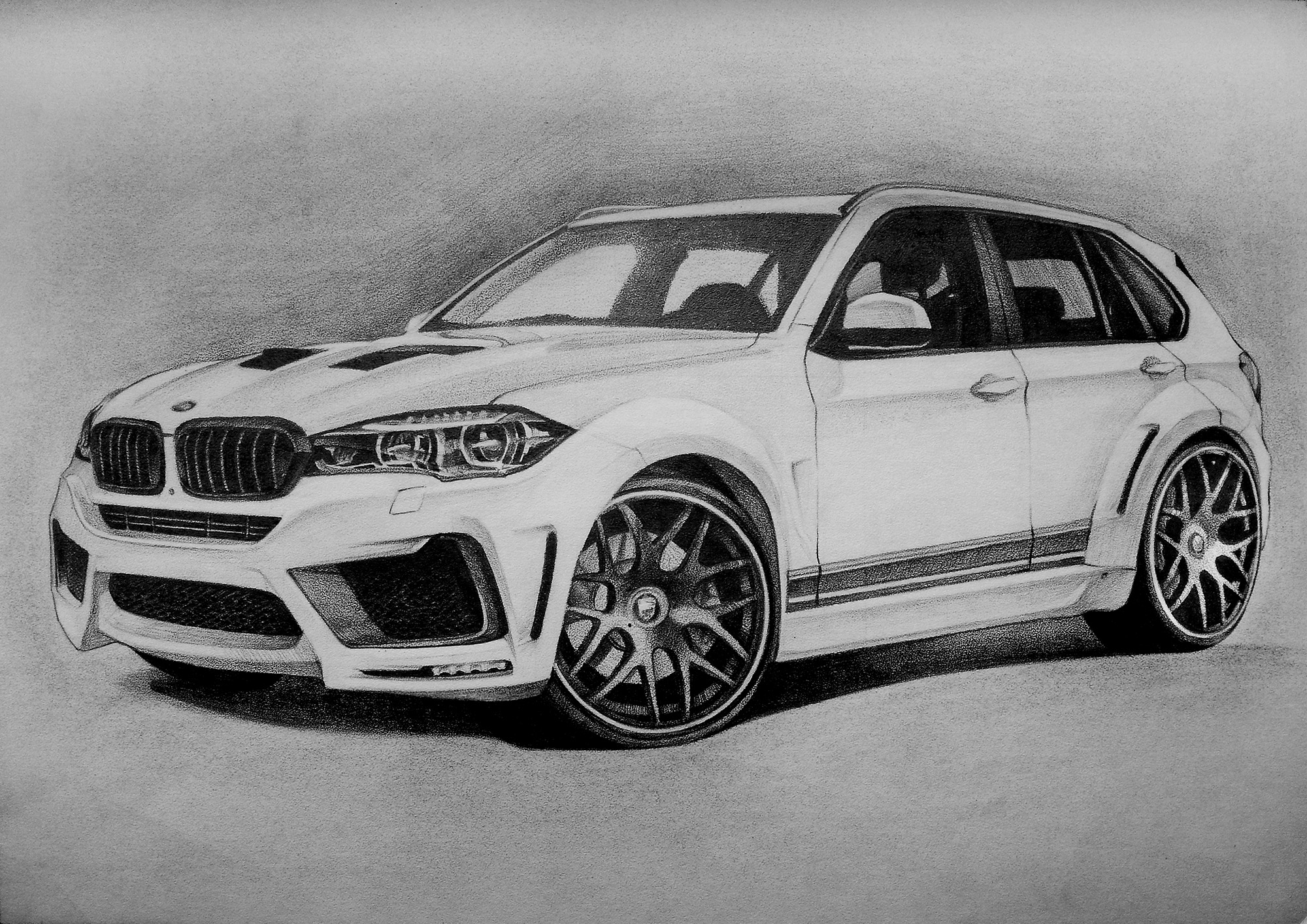 BMW X5 - Работа из галереи 3D Моделей