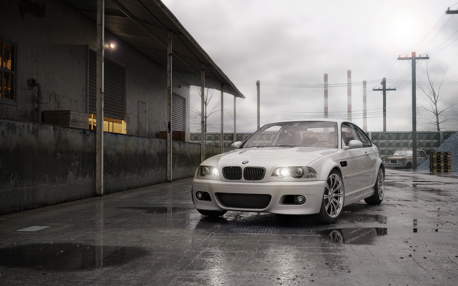 BMW m3 (e46) - Работа из галереи 3D Моделей