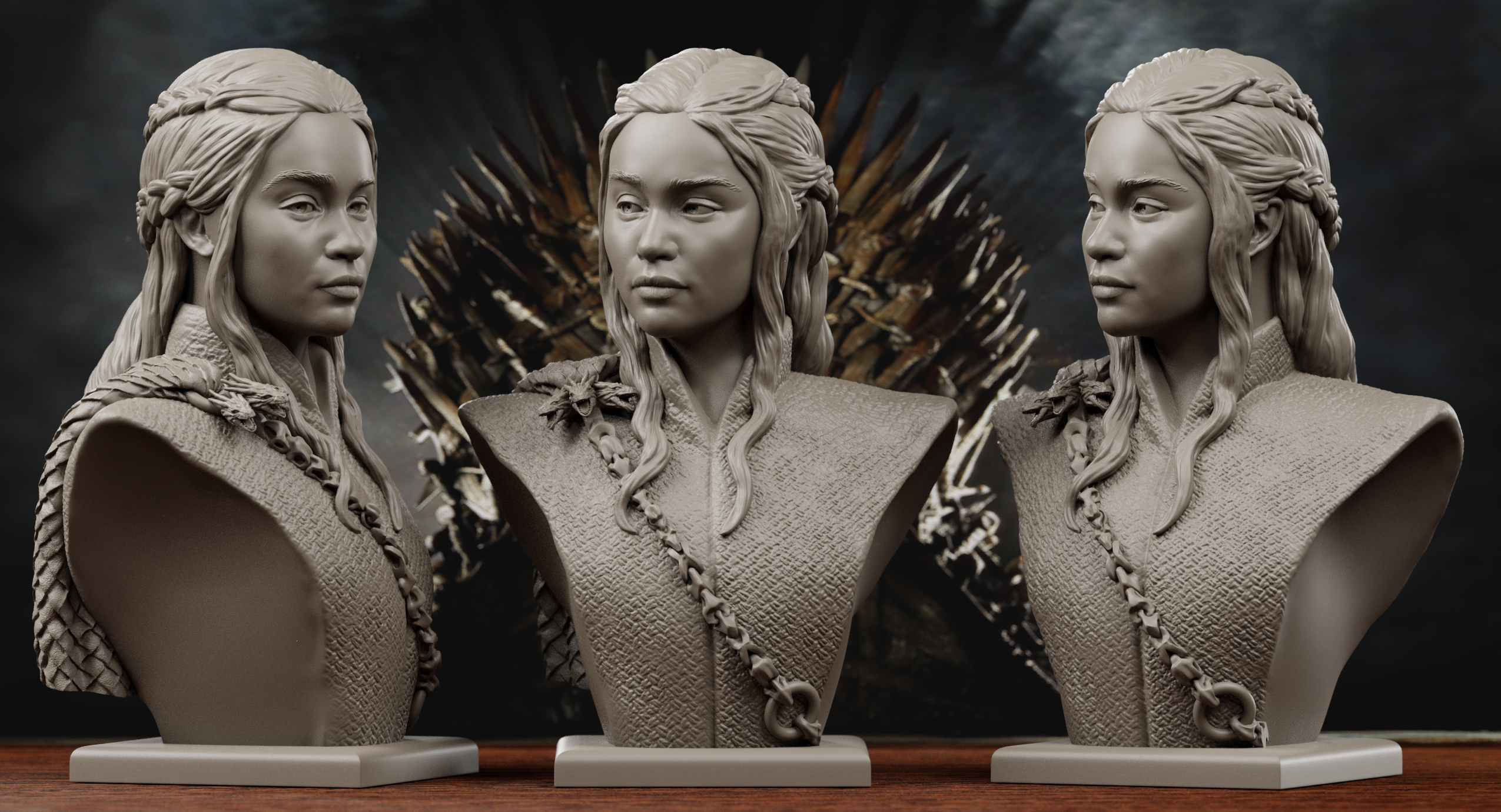 Дэйнерис Таргариен ( Daenerys Targaryen ) - Работа из галереи 3D Моделей