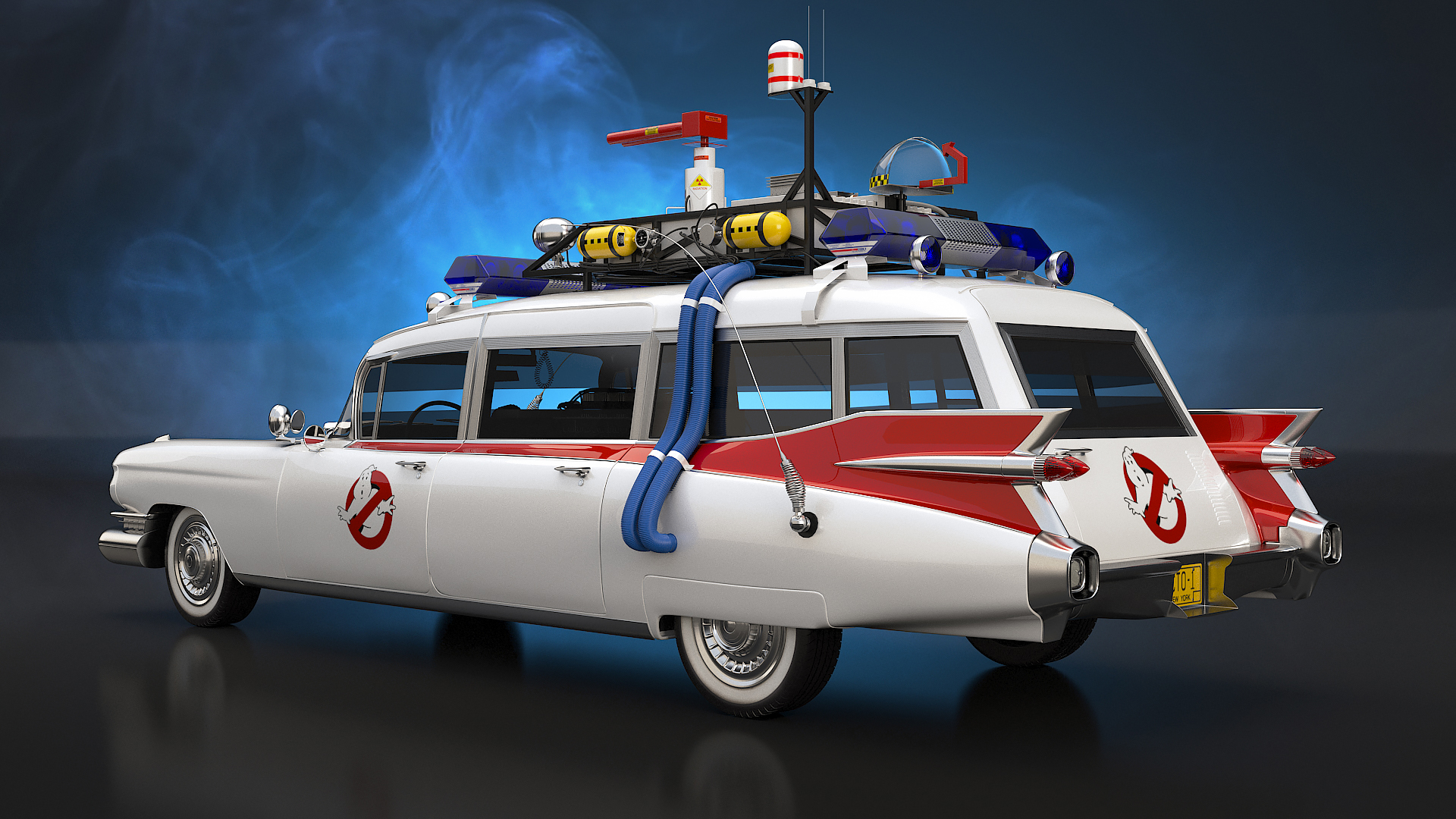 Ecto-1 - Работа из галереи 3D Моделей