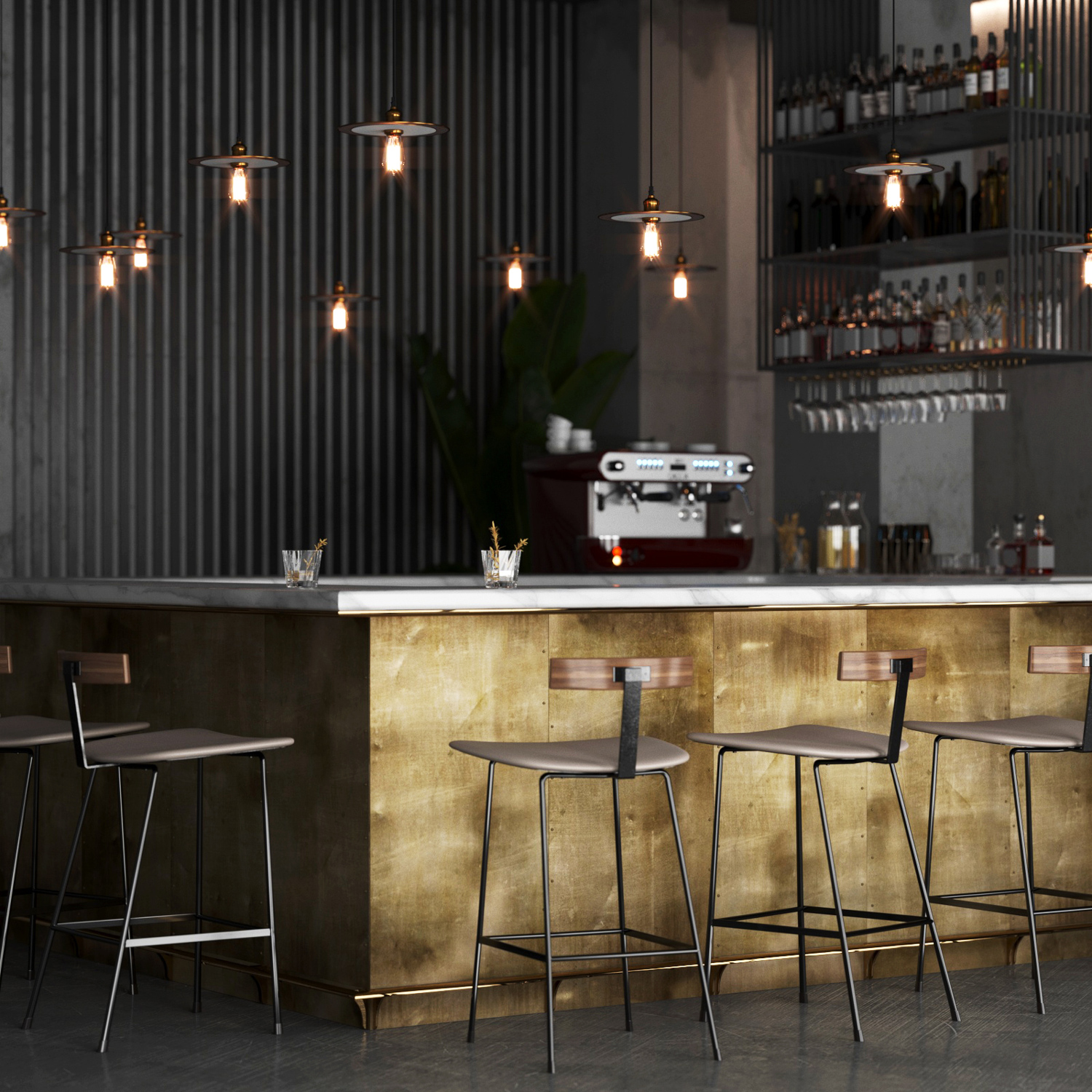 Loft Bar - Работа из галереи 3D Моделей