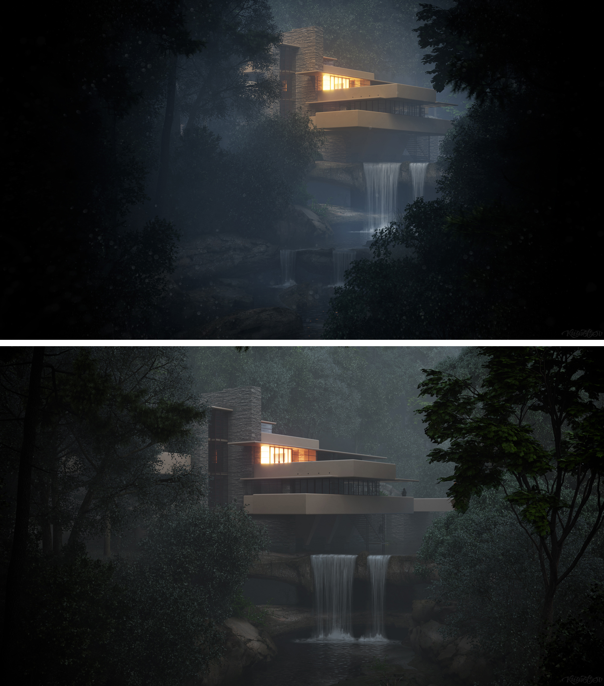 Fallingwater | 3D - Работа из галереи 3D Моделей