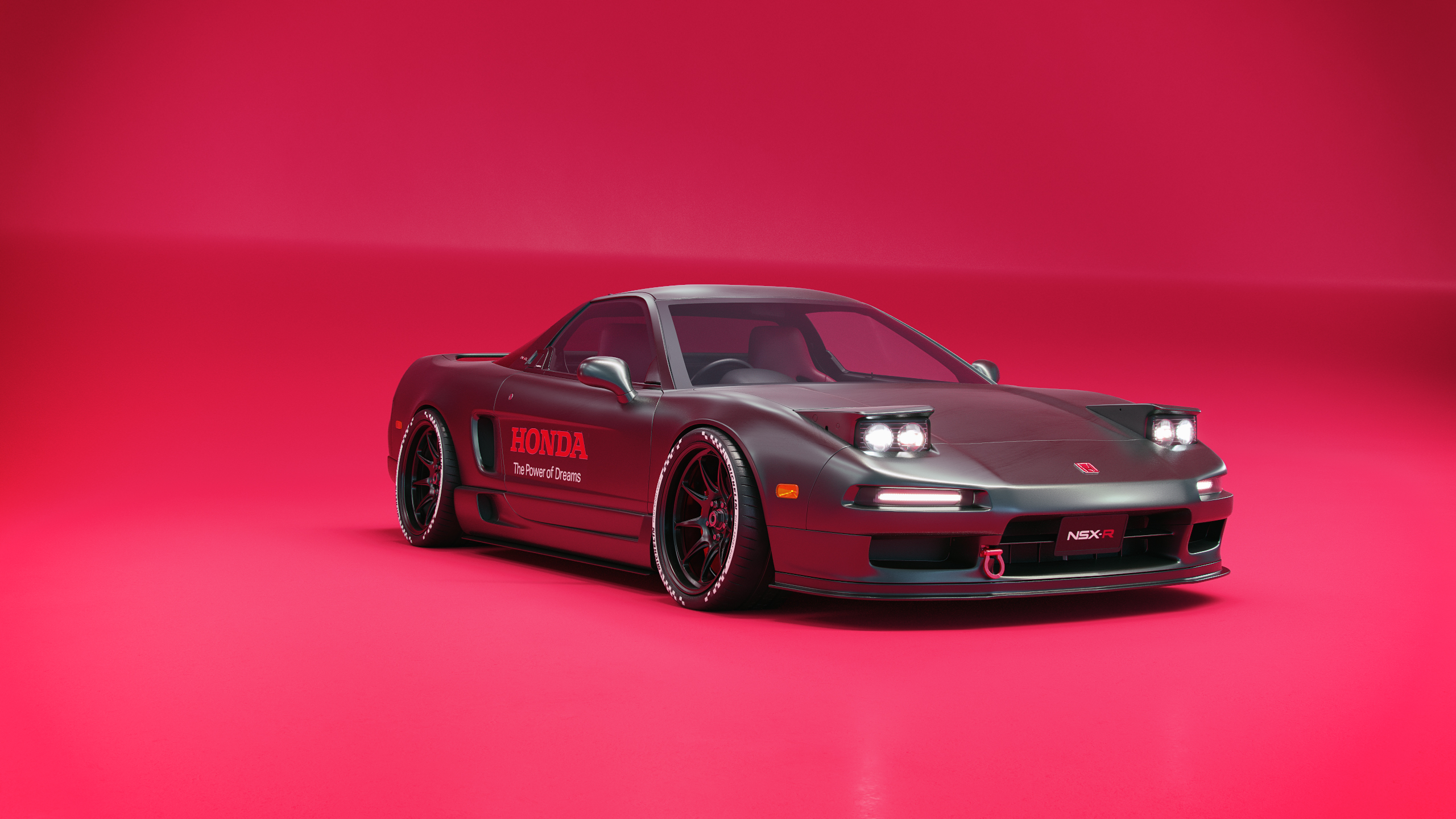 HONDA NSX-R - Работа из галереи 3D Моделей