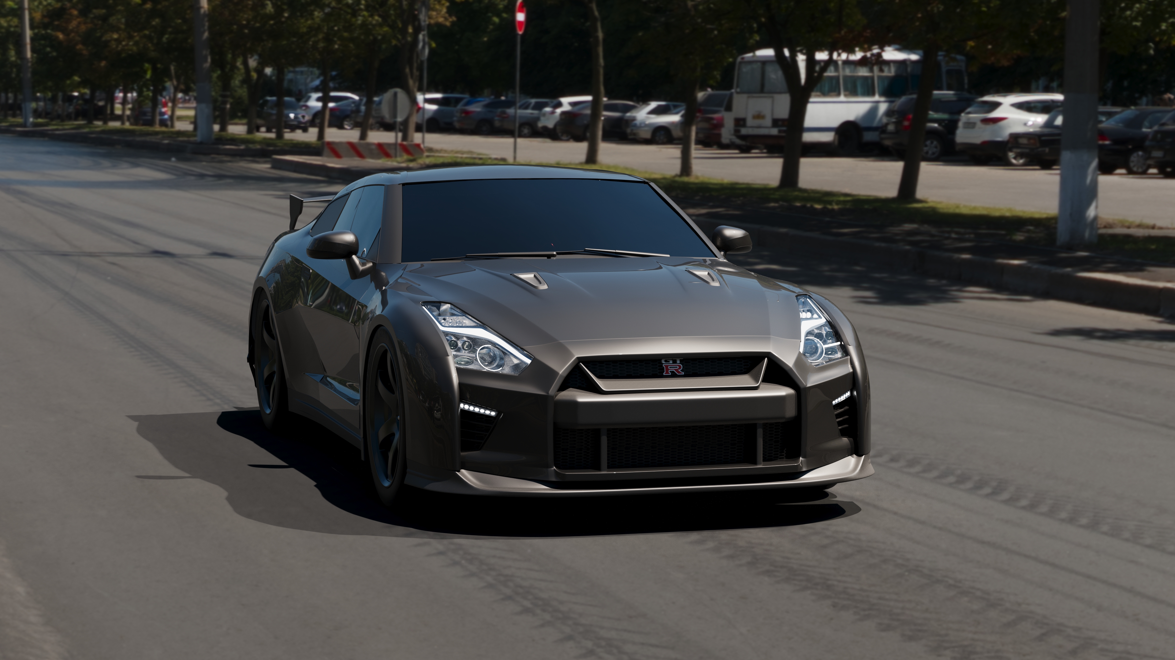 Nissan GTR R35 (Godzilla) - Работа из галереи 3D Моделей