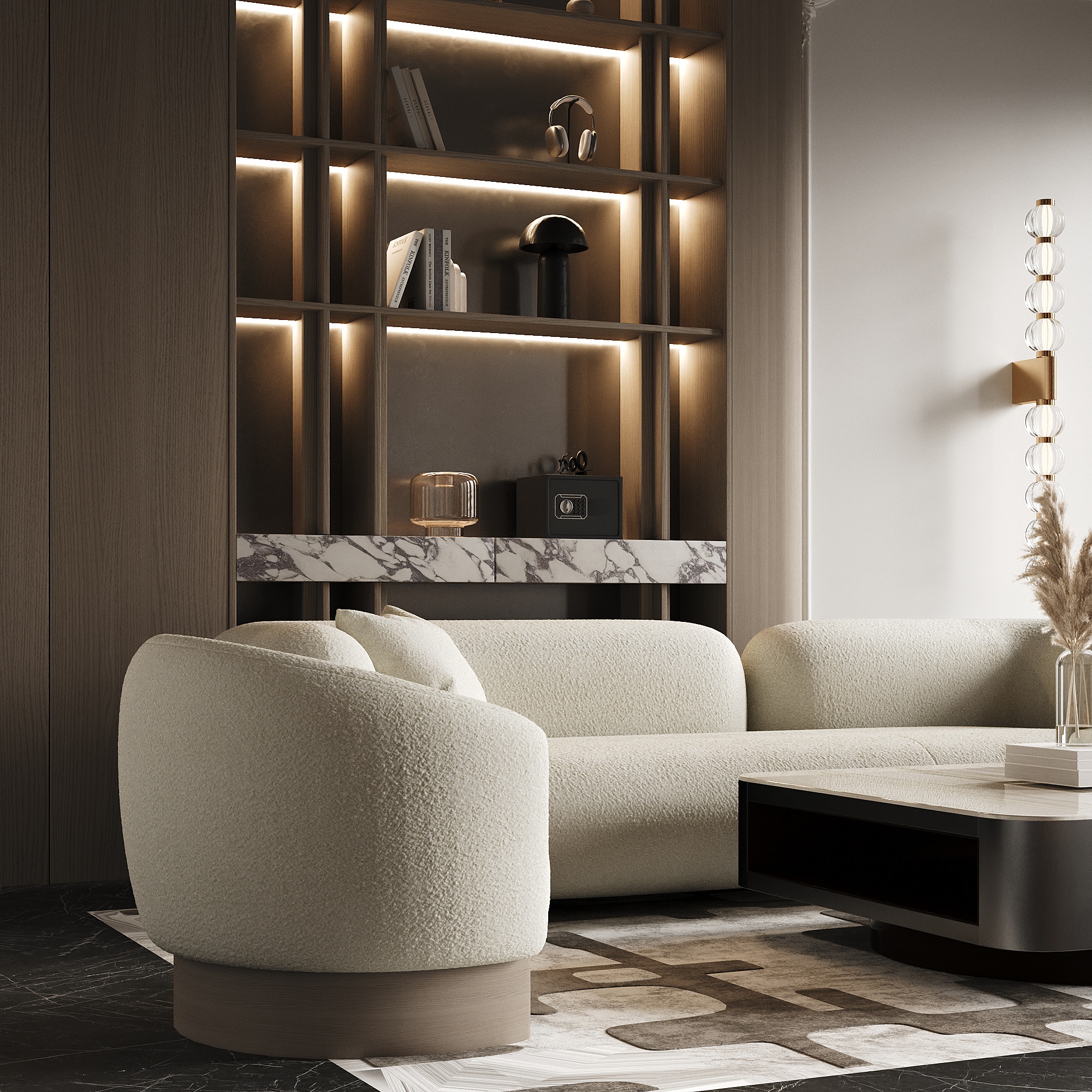 neoclassical interior - Работа из галереи 3D Моделей