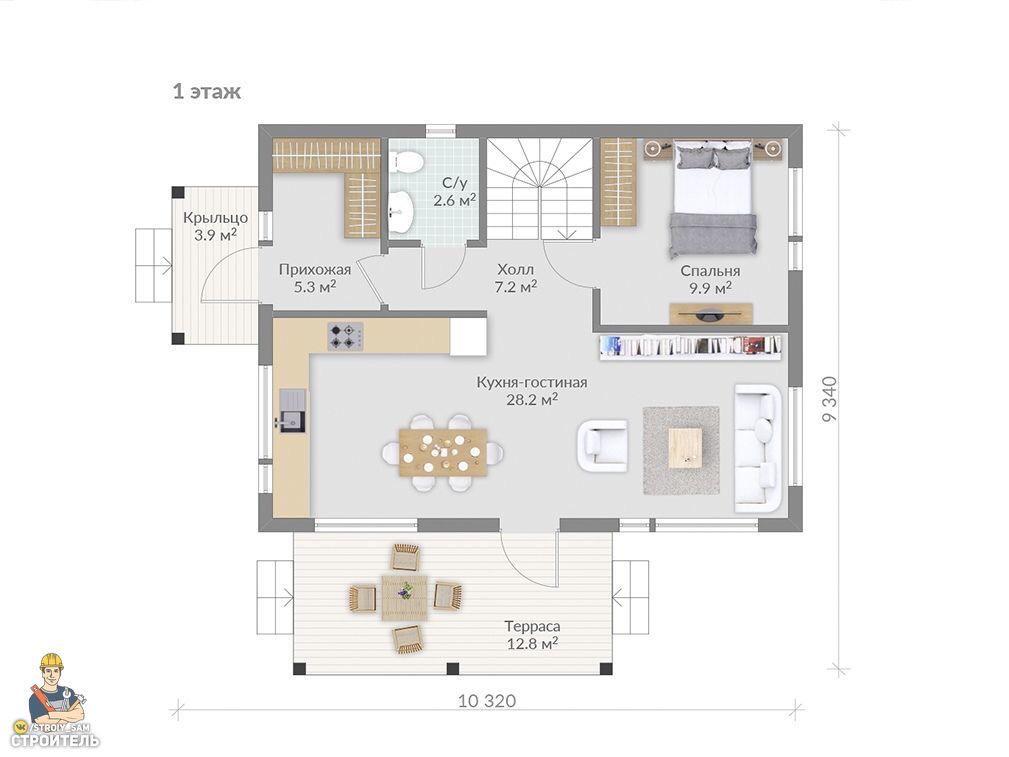 Дизайн-проект интерьера с помощью программы Archicad 25